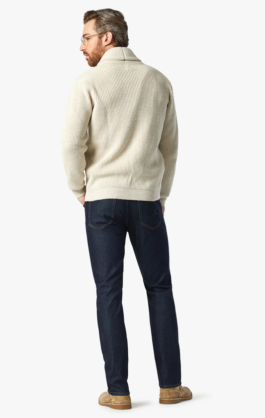 34 Heritage Courage Straight Leg Jeans In Rinse Vintage