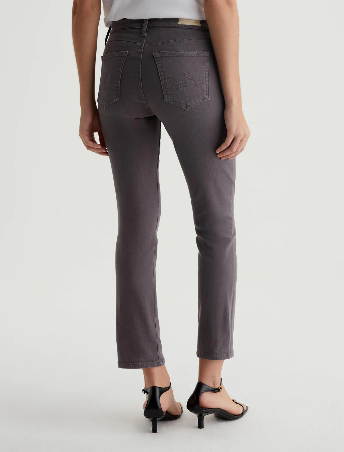 AG Mari Crop Mid-Rise Slim Straight Jean