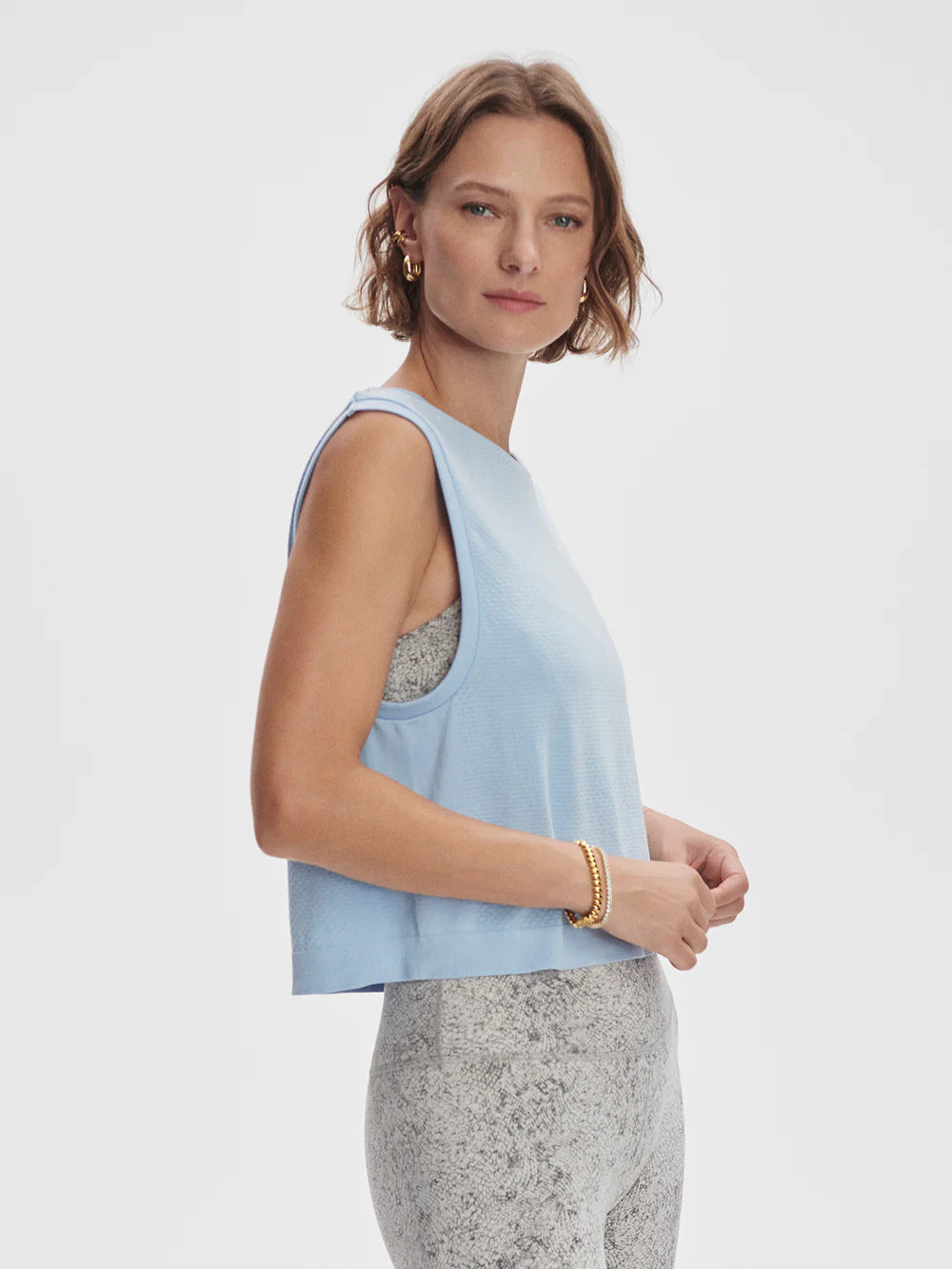 Varley Page Seamless Crop Tank