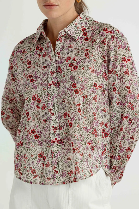 We Are Sundays Damson Garden Oliver Shirt