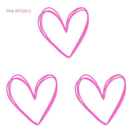 Caryn Lawn Pink Heart Sleep Shirt