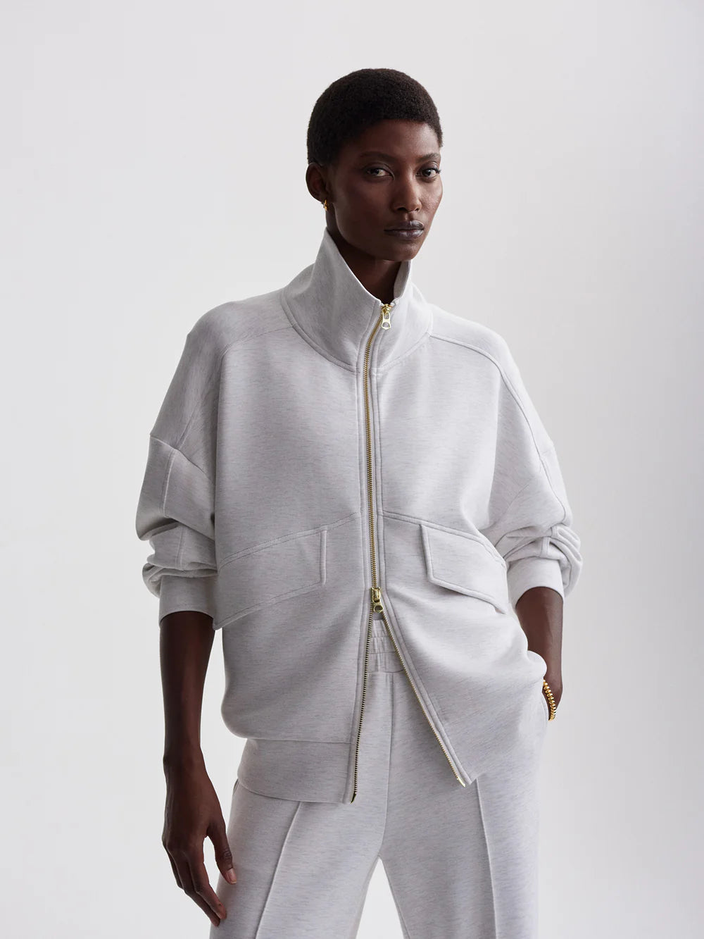 Varley Garcia Zip Through Sweat