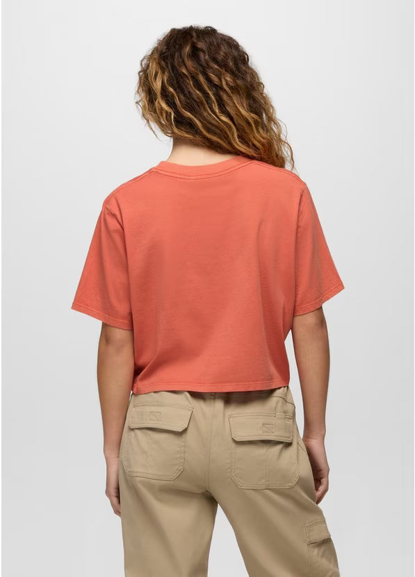Prana Everyday Botanical Crop Graphic Tee