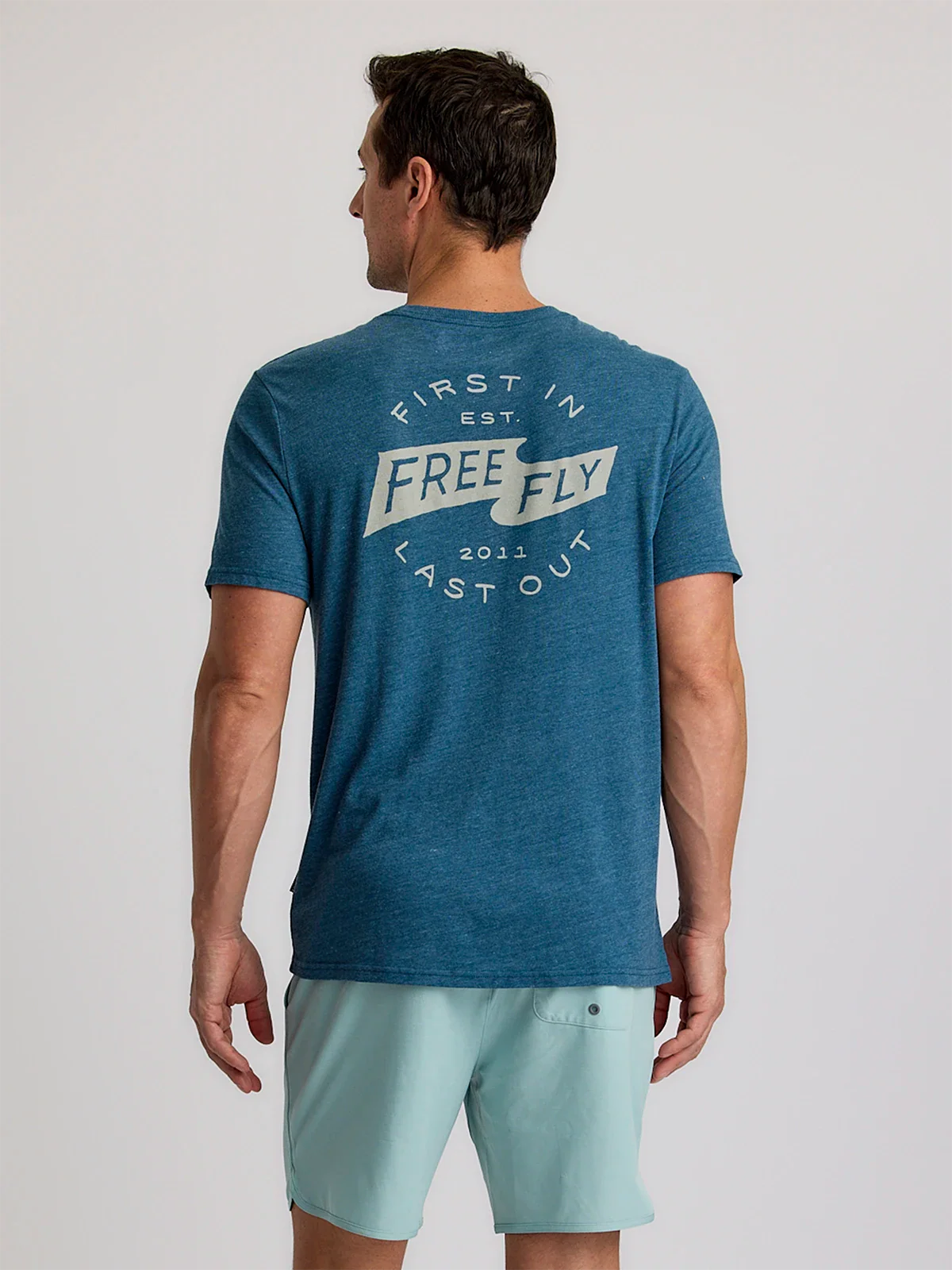Free Fly Men's First And Last Tee
