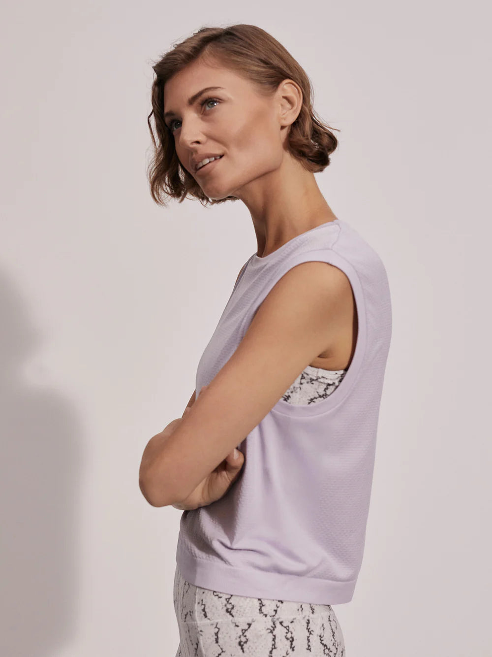 Varley Page Seamless Crop Tank