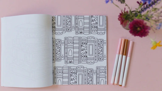 Pippi Post Book Lover Coloring Book