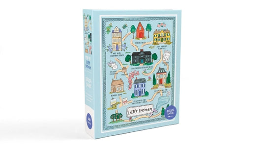 Pippi Post Little Women Map - 500 Piece Jigsaw Puzzle