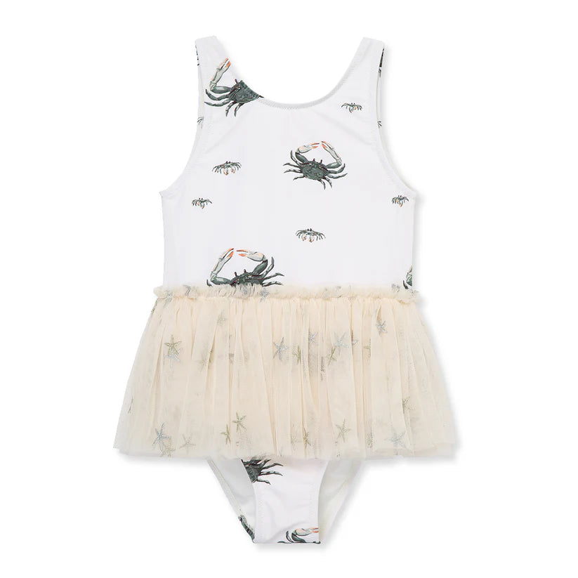 Milkbarn Coastal Crab Ballet Skirt Swimsuit
