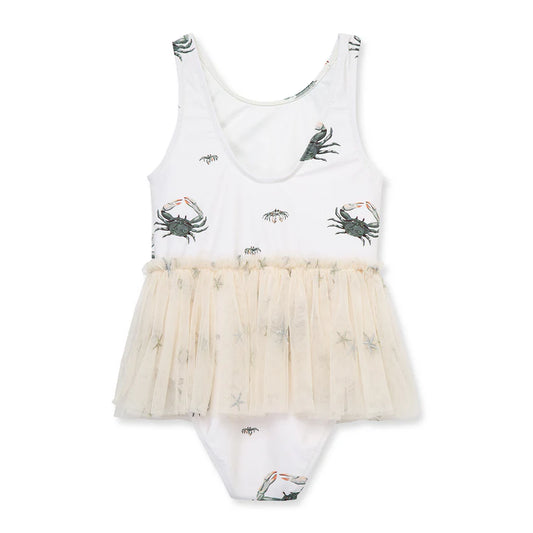 Milkbarn Coastal Crab Ballet Skirt Swimsuit