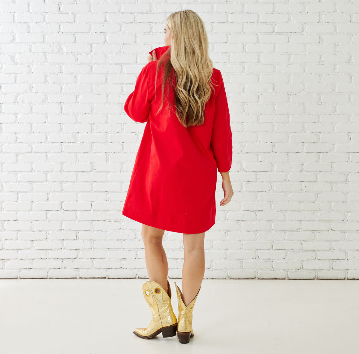 Caryn Lawn Chloe Dress- Cranberry