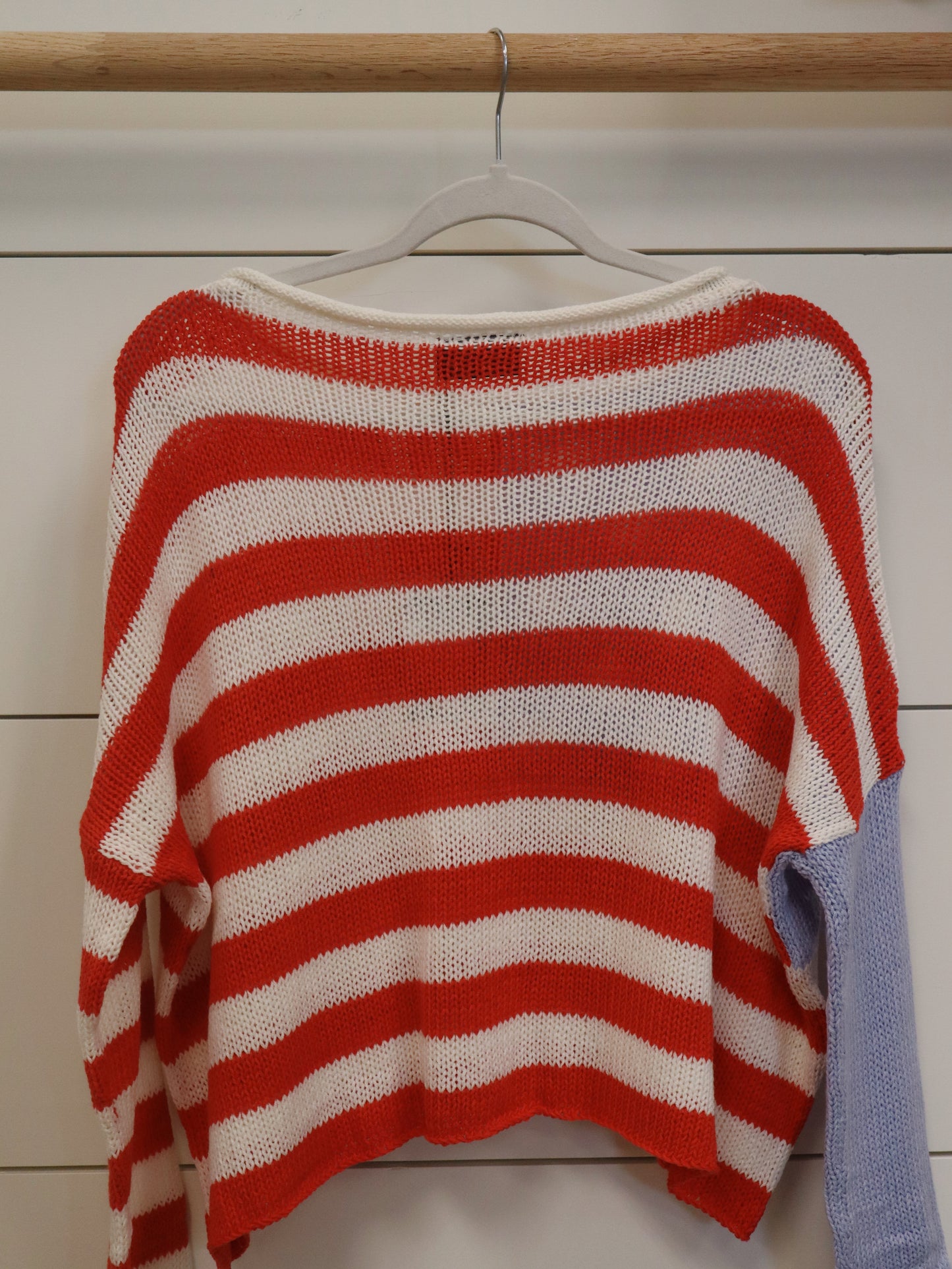 Wooden Ships Women's Cropped Flag Cotton Crew