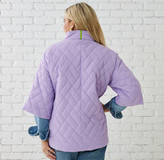 Caryn Lawn Penny Puffer- Lavender