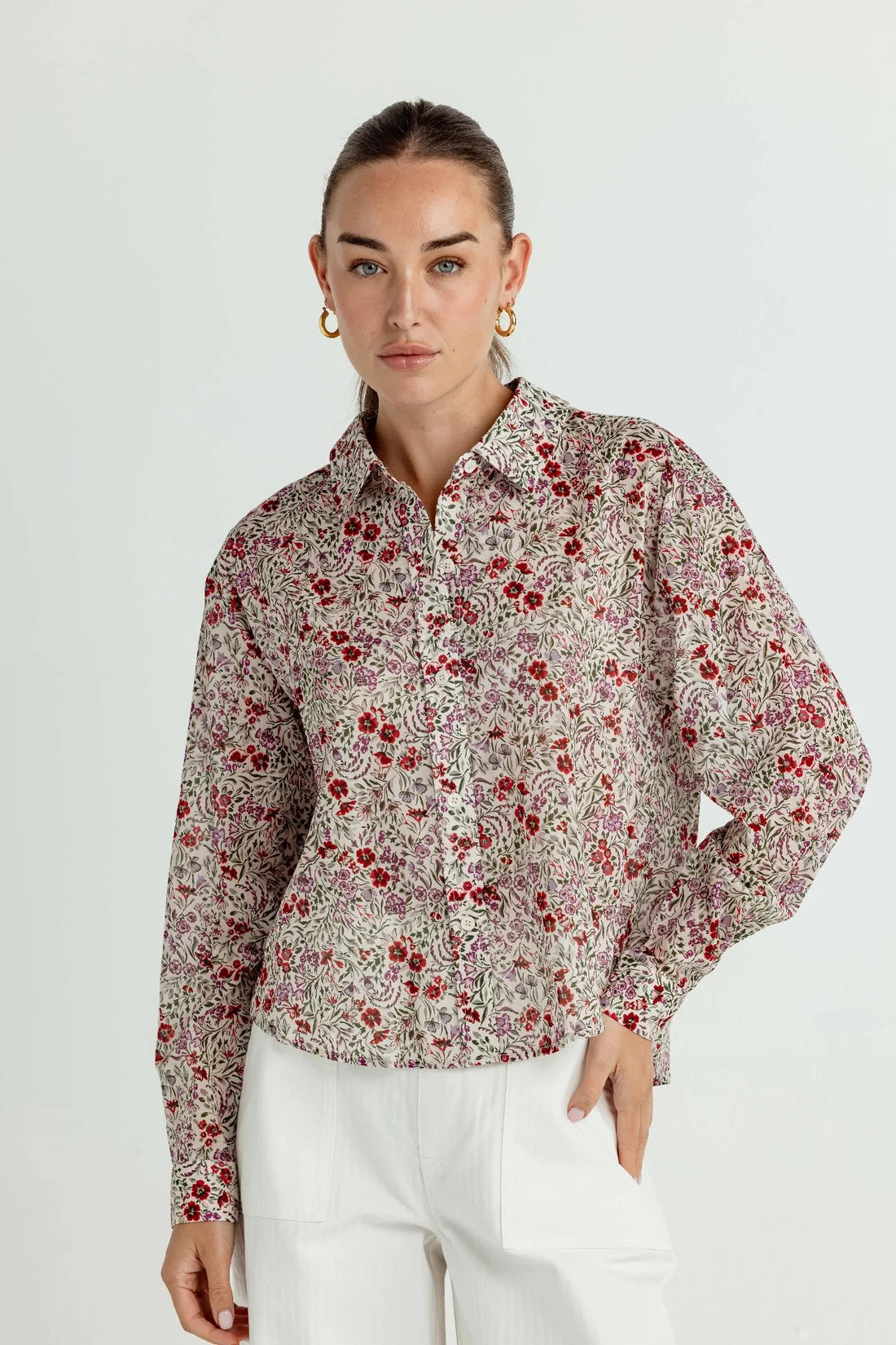 We Are Sundays Damson Garden Oliver Shirt