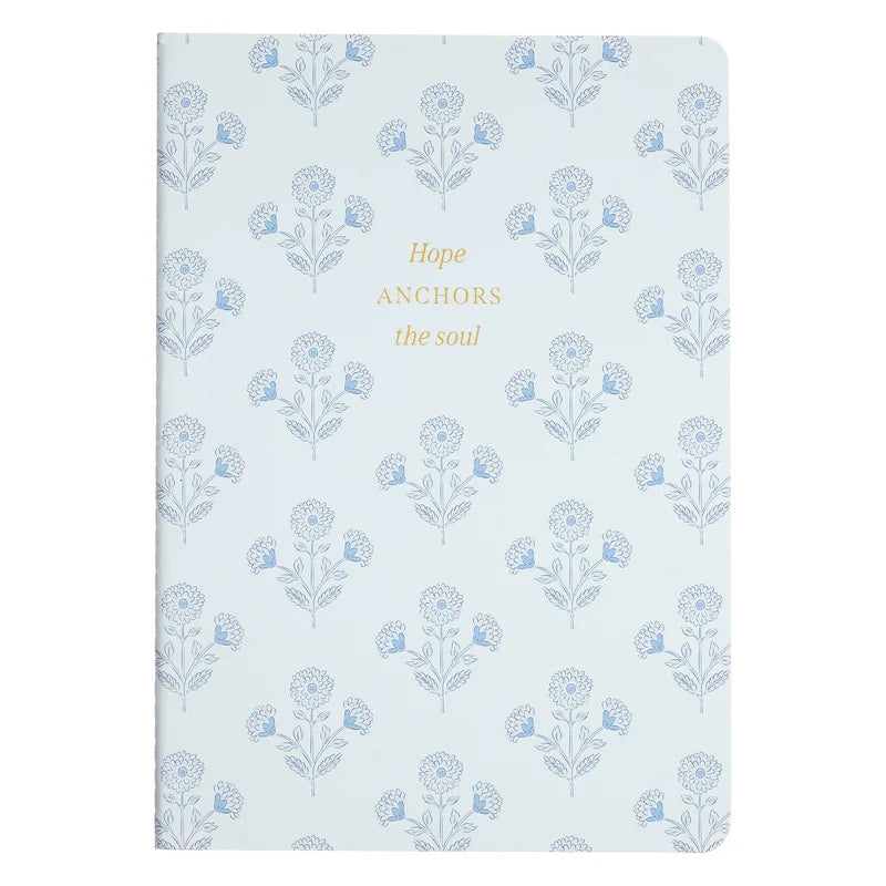 Eccolo Cherrywood Lane Faith Light Blue Journal Set of 3 | 6" x 8"