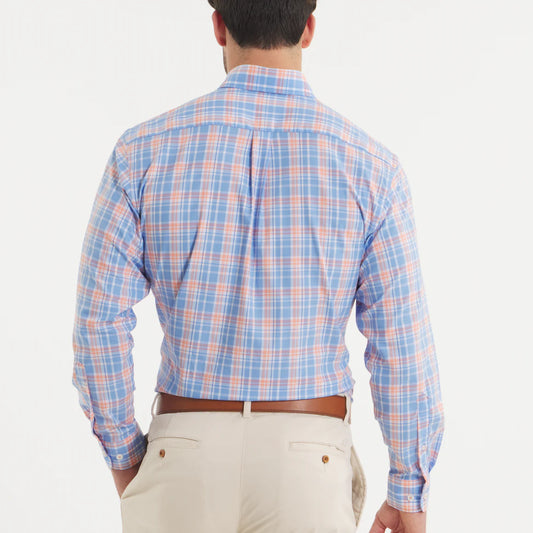 Southern Marsh Men's Grainger Performance Plaid Dress Shirt