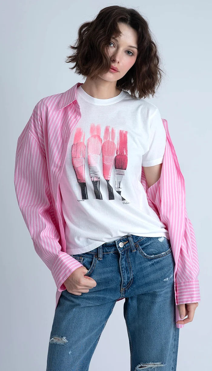 Cpress Studio Brushwork Mushie Tee