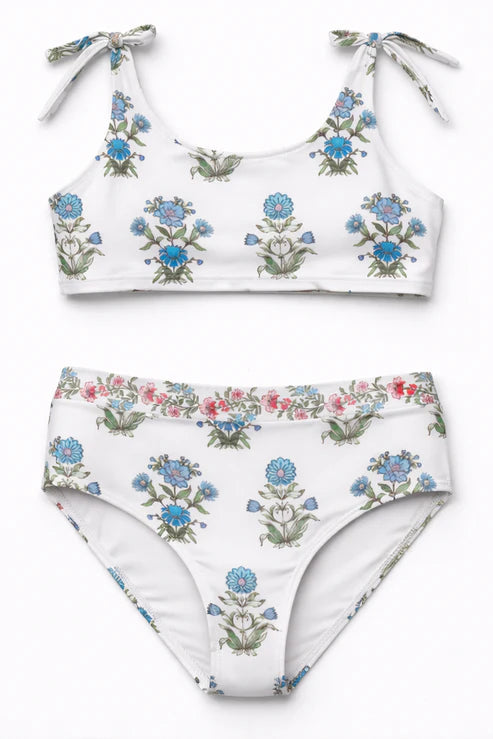 Hermoza Little Lauren Two-piece Swimsuit Set In Party On The Prairie