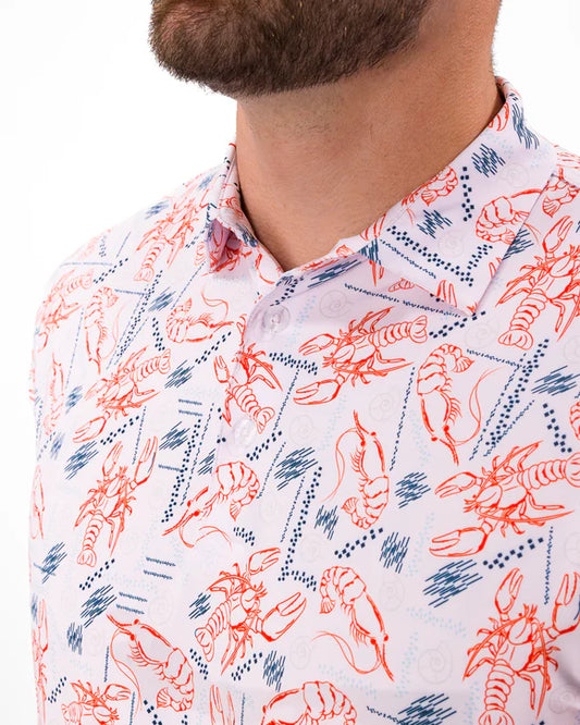 Waggle Men's ClawDad Polo