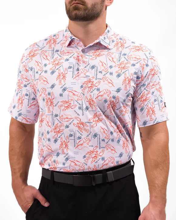 Waggle Men's ClawDad Polo