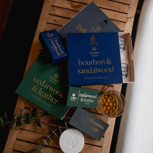 Musee For Men Bourbon And Sandalwood Shower Steamers
