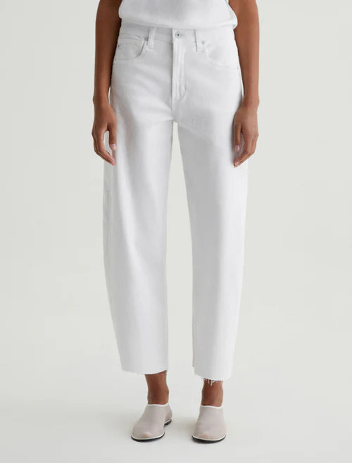 AG Women's Hattie Crop High-Rise Barrel