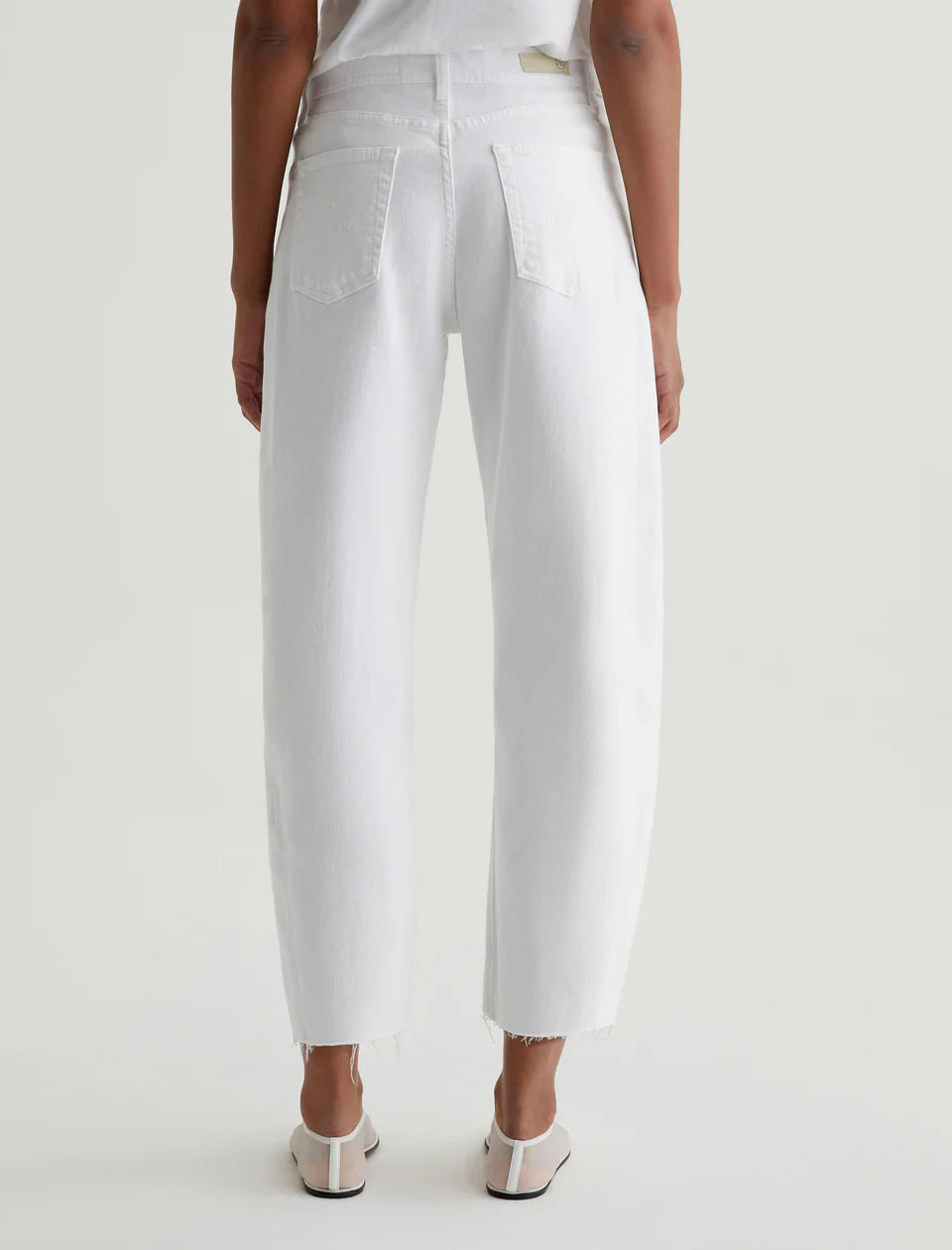 AG Women's Hattie Crop High-Rise Barrel