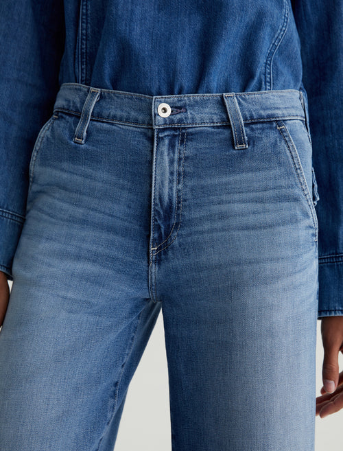 AG Women's Stella Low Slung Palazzo Jean