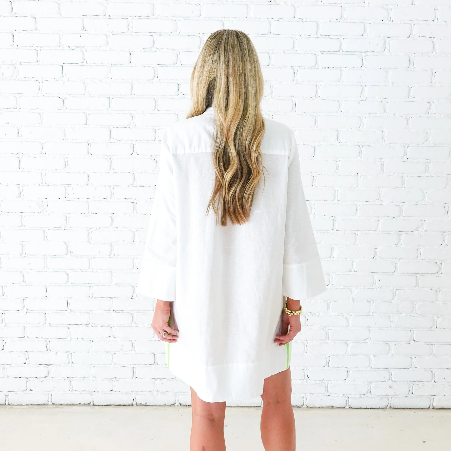 Caryn Lawn Carrie Dress-White