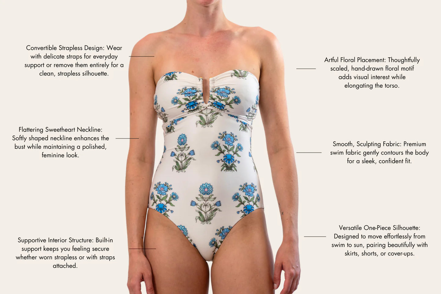 Hermoza Maribelle One-piece Swimsuit In Party On The Prairie