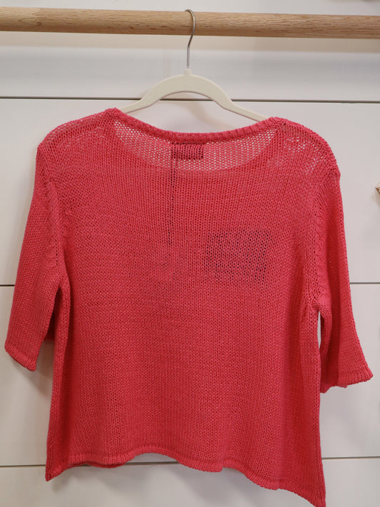 Wooden Ships Women's Flag Half Sleeve Sweater