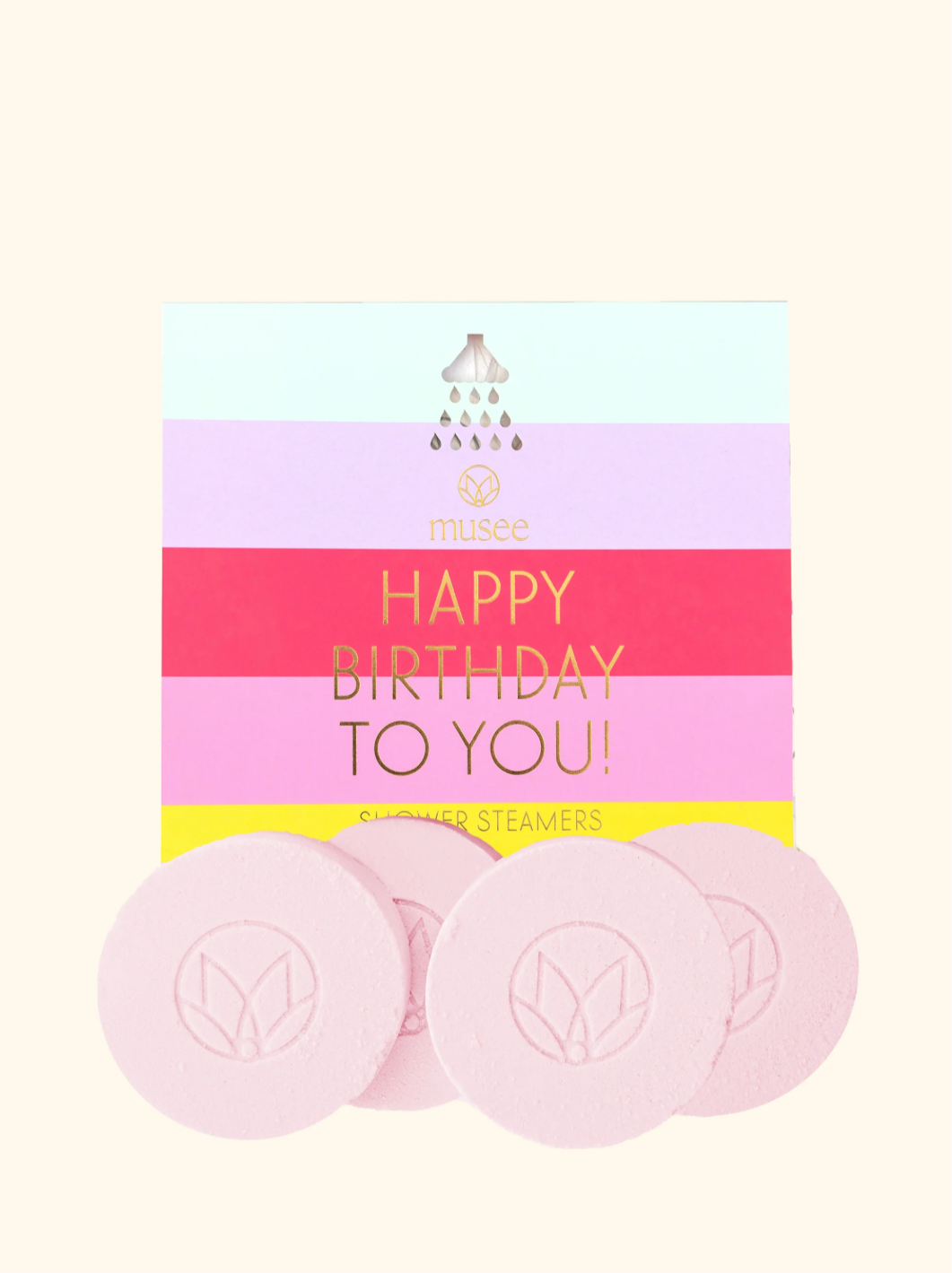 Musee Birthday Shower Steamers