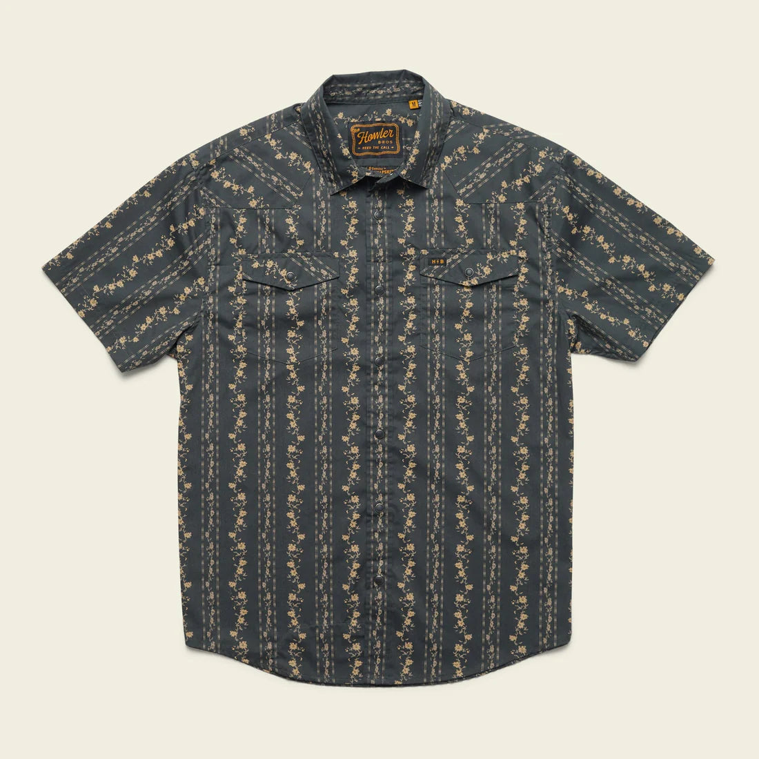 Howler Bros H Bar B Snapshirt-Hibiscus Ribbons