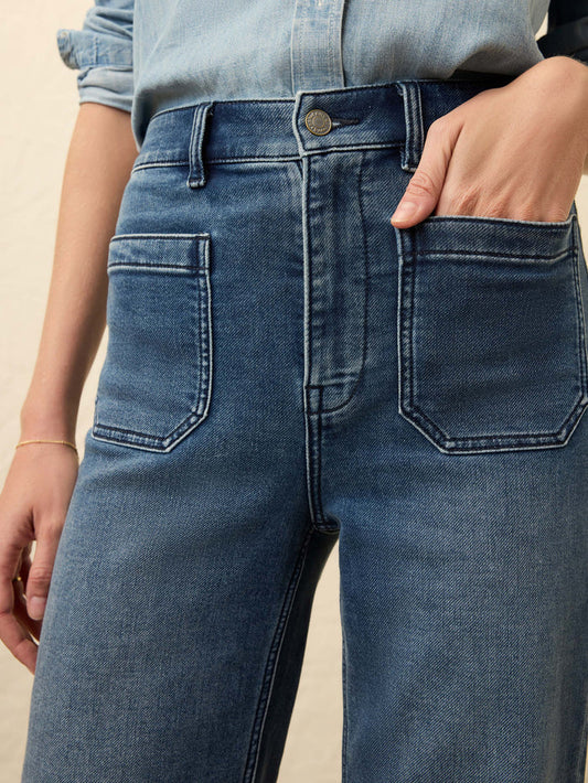 Faherty Stretch Terry Patch Pocket Pant - Riverton Wash