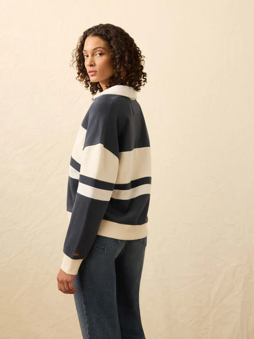 Faherty Women's High Standard Fleece Rugby - Retro Moon