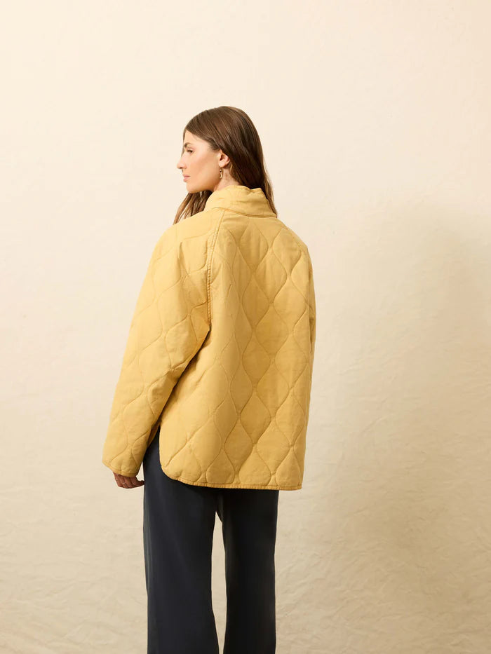 Faherty Sunwashed Quilted Jacket - Tuscan Sun