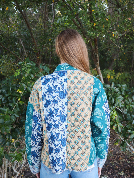 THML Women's Patchwork Quilted Jacket