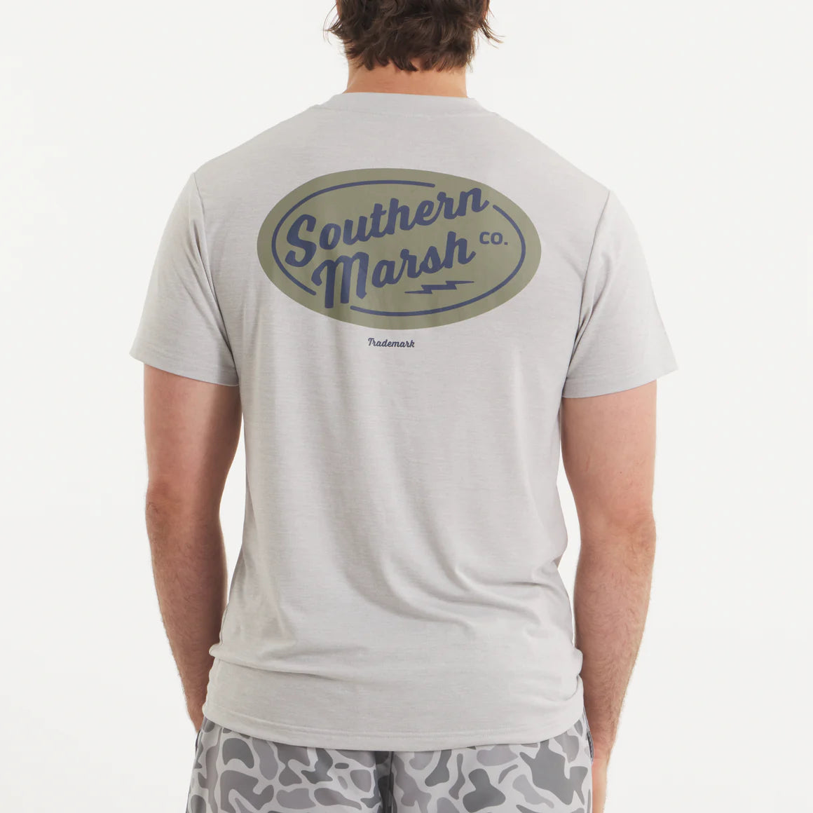 Southern Marsh Men's FieldTec Pro Heathered Tee - Lit Up