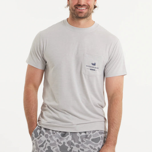 Southern Marsh Men's FieldTec Pro Heathered Tee - Lit Up