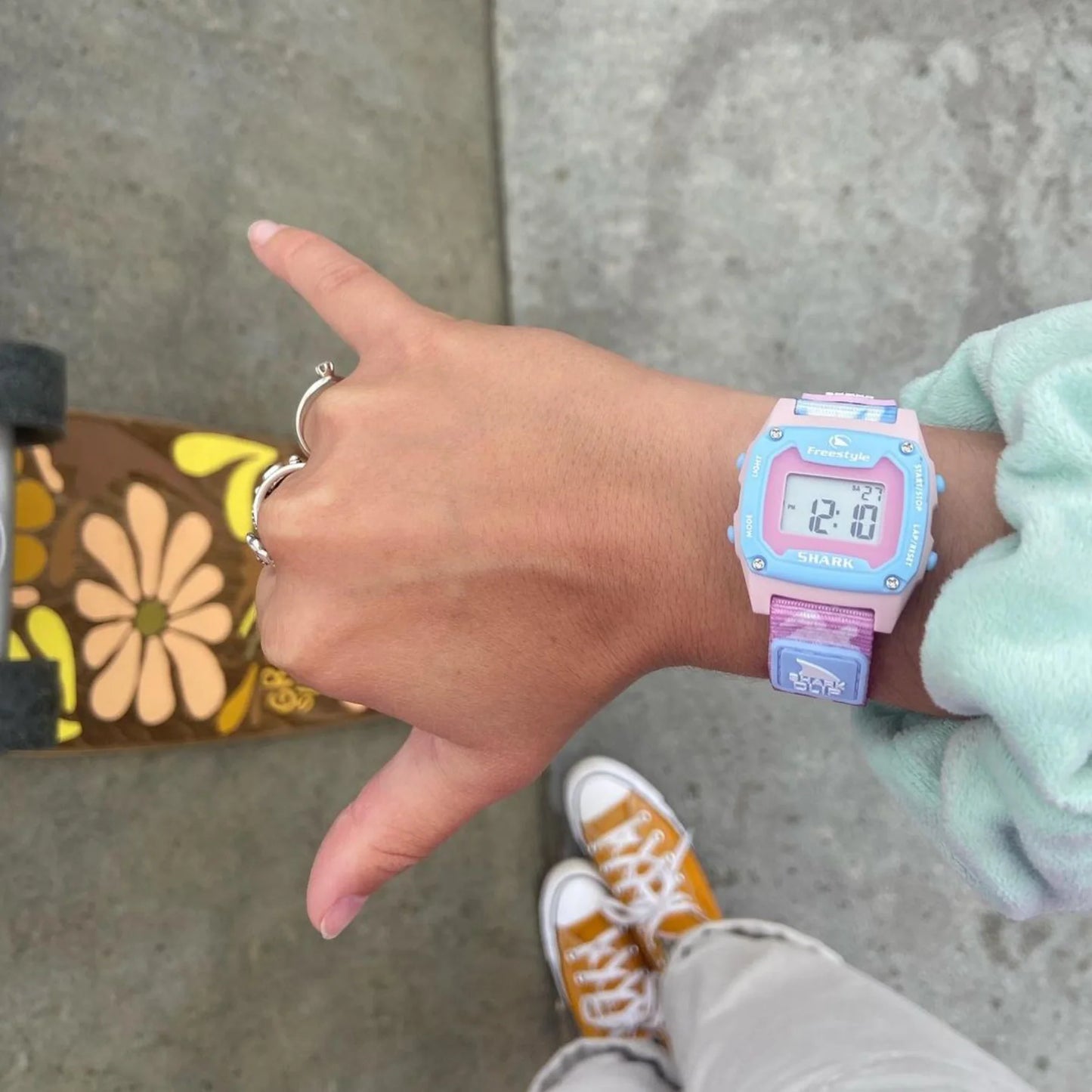 Freestyle Shark Mini Clip Watch-Trippy Turtle