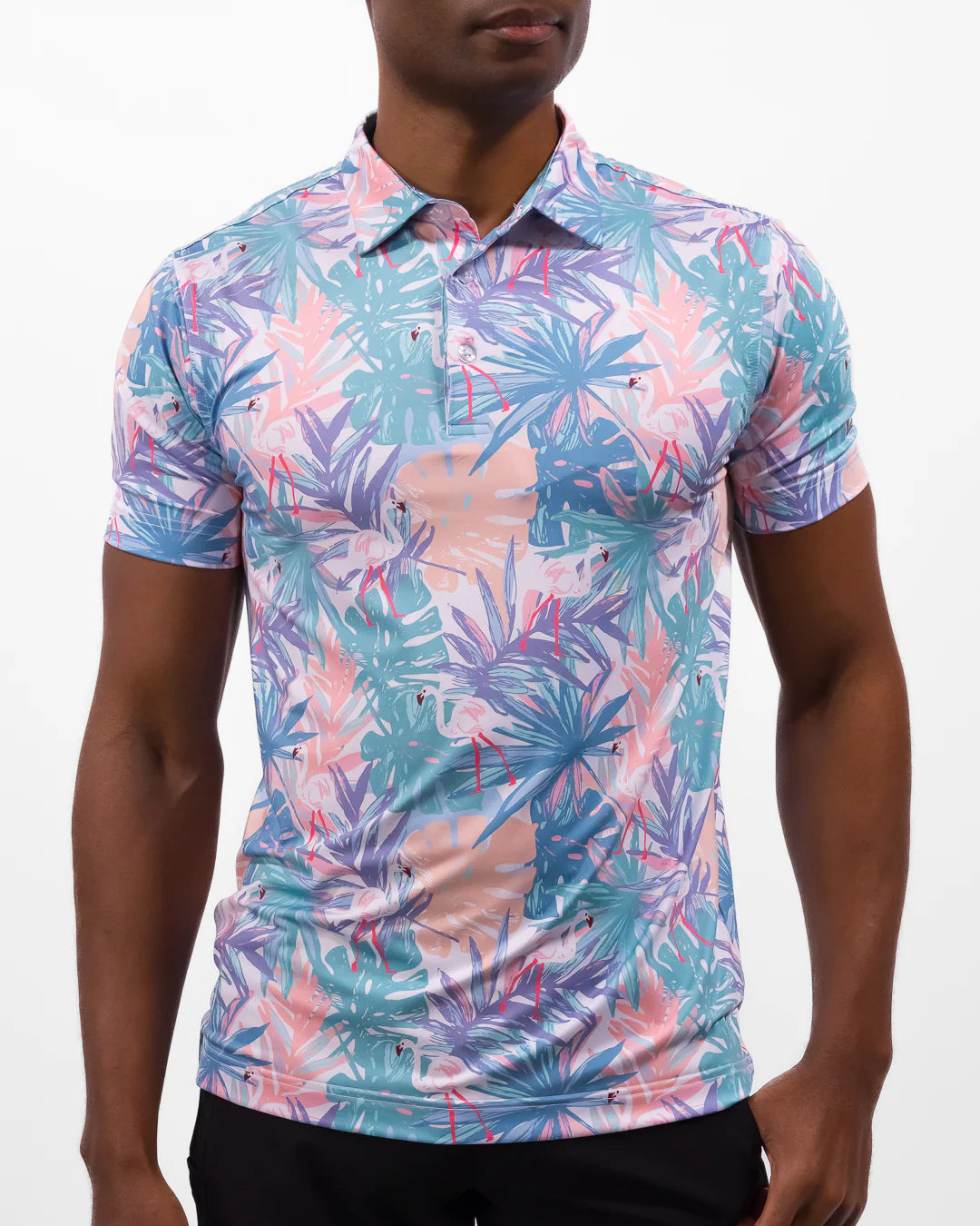 Waggle Men's Flamingle Men's Polo