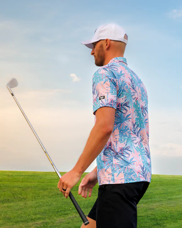 Waggle Men's Flamingle Men's Polo