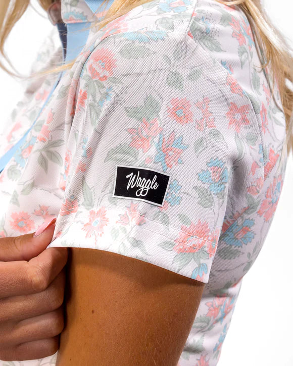 Waggle Women's Fresh Picked Pique Polo