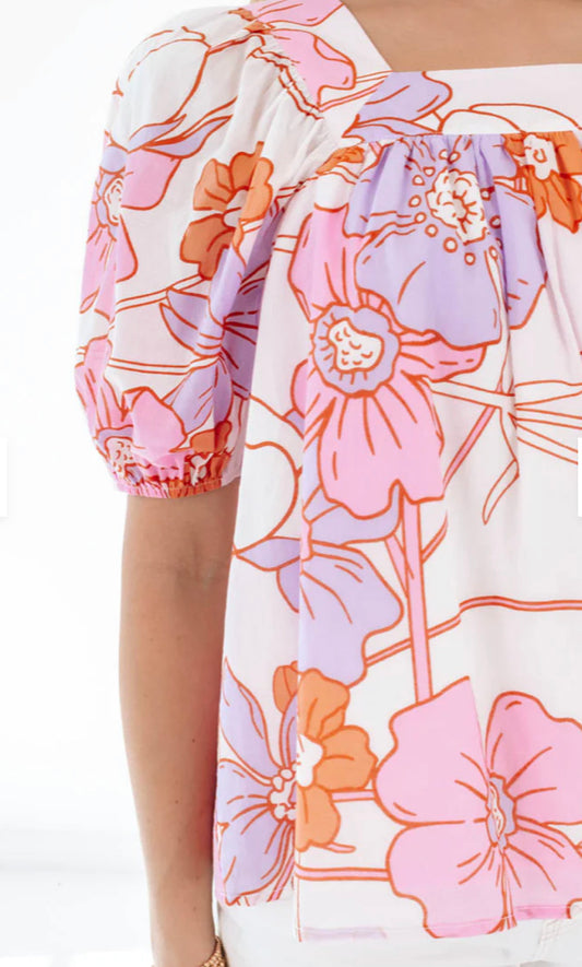 J.Marie The Mollie Puff Sleeve Top