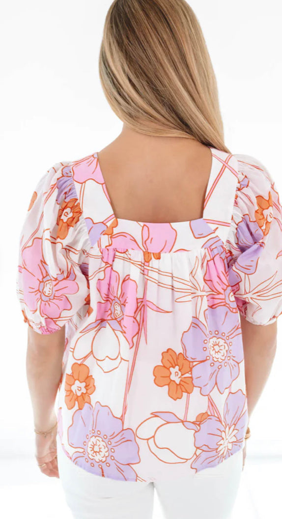 J.Marie The Mollie Puff Sleeve Top