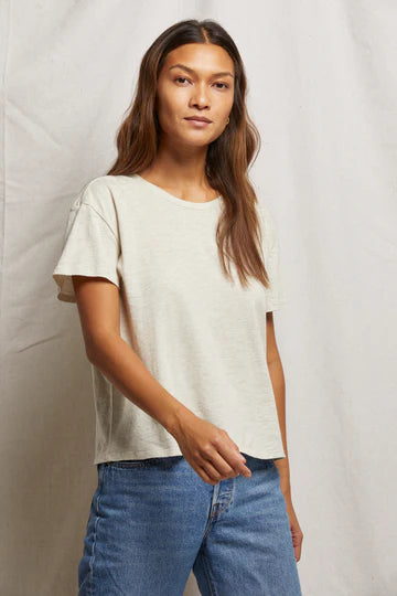 Perfectwhitetee Harley Crispy Lightweight Cotton Boxy Crew Tee