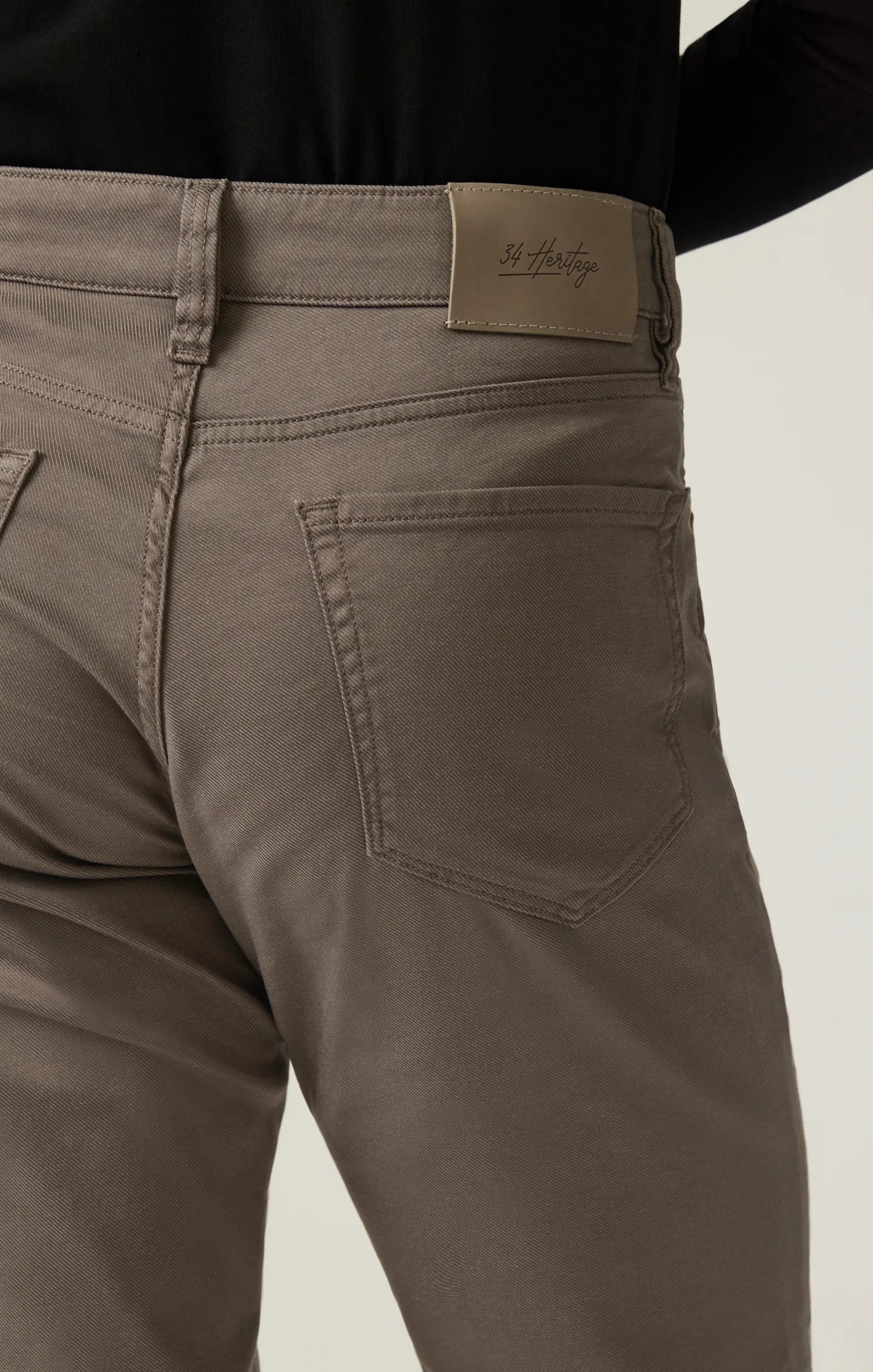 34 Heritage Charisma Relaxed Straight Pants In Taupe Coolmax