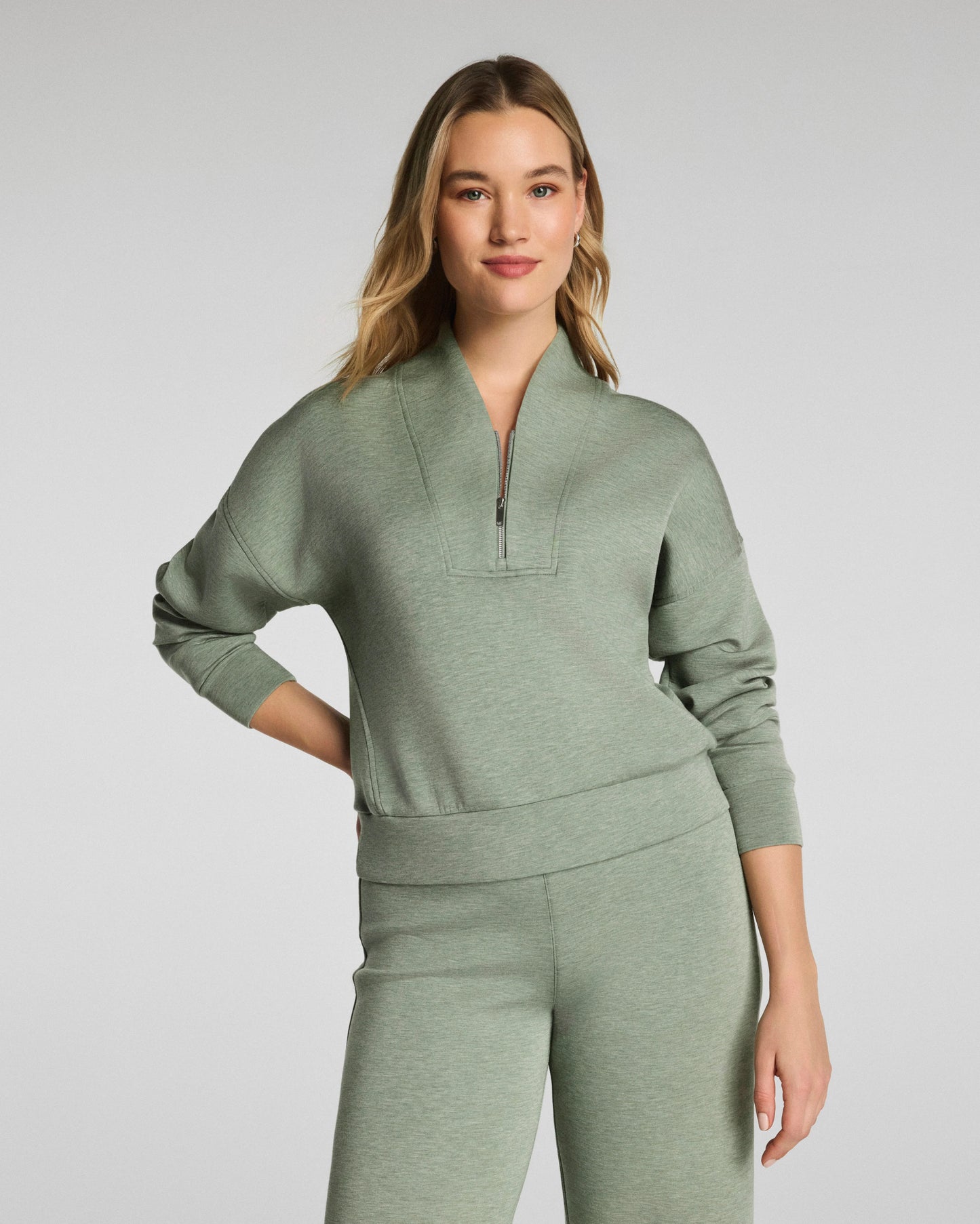 Spanx AirEssentials® Shawl Collar Half Zip