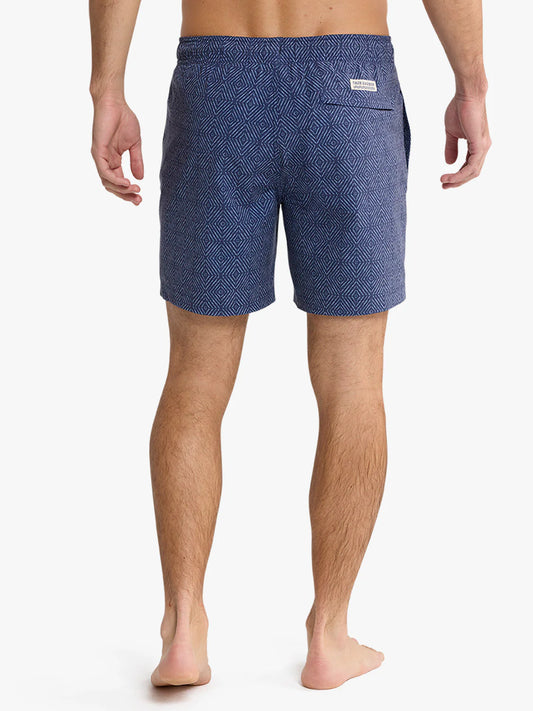 Fair Harbor Men's The Bayberry Trunk- Navy Shibori