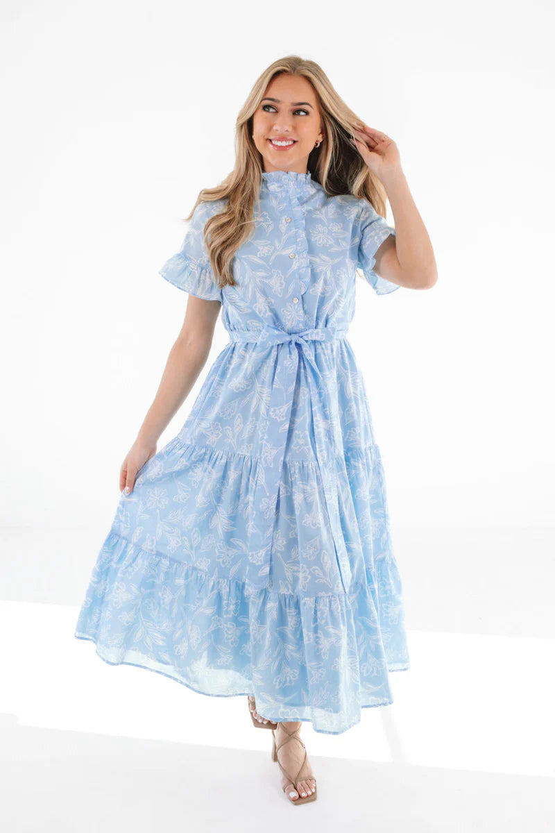 J.Marie Janey Button Up Midi Dress