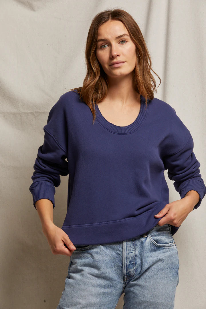 Perfectwhitetee Fleece U Neck Sweatshirt